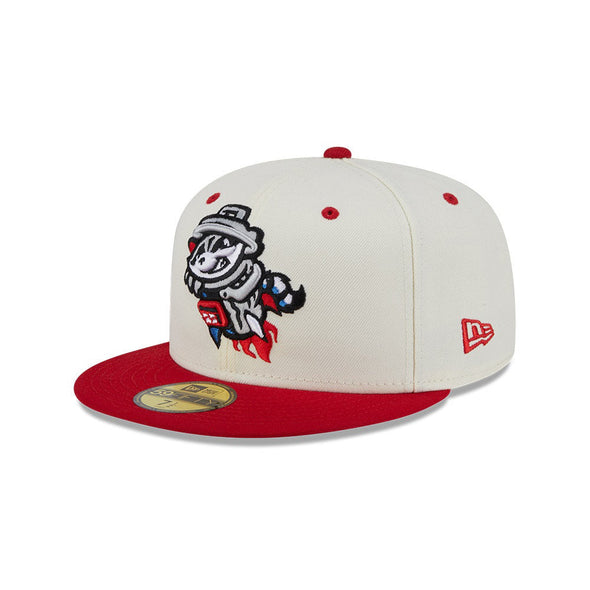 59-50 Cream W/Red Primary Cap