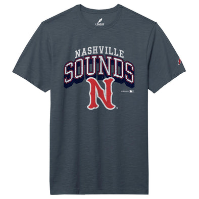 Nashville Sounds League Spring Navy Jersey Slub Tee