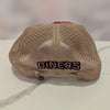 Jersey Diners Adult State & Eggs Distressed Snap Back Tea Stain Cap