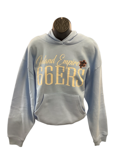 Inland Empire 66ers '47 Light Blue Women's Hooded Sweater