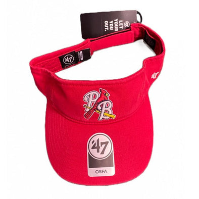 Palm Beach Cardinals Red Logo Visor