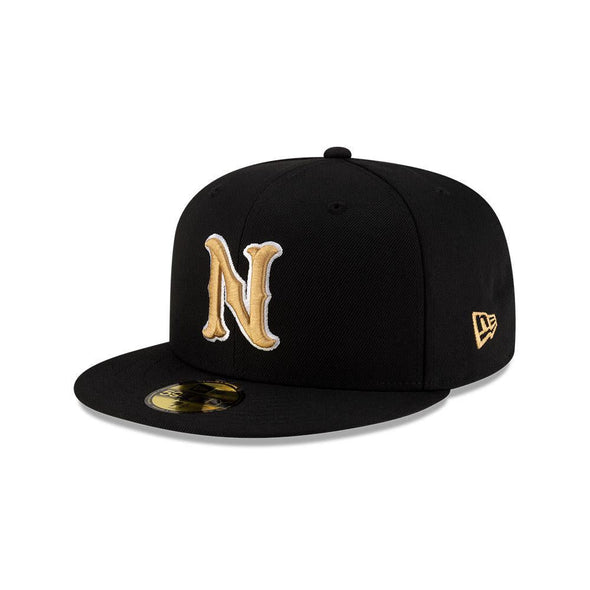 Nashville Sounds x Vanderbilt University New Era 59FIFTY Black N Logo Fitted Hat