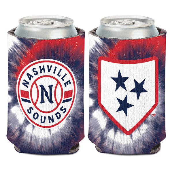 Nashville Sounds Tie Dye 12oz Can Cooler