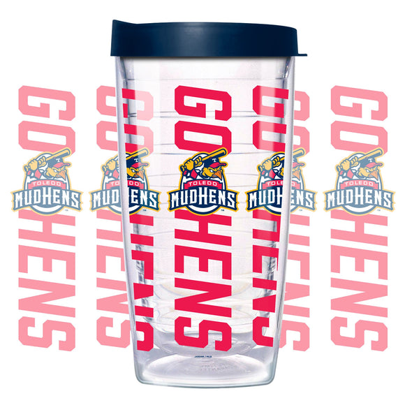 Toledo Mud Hens Go Hens Double Walled Tumbler