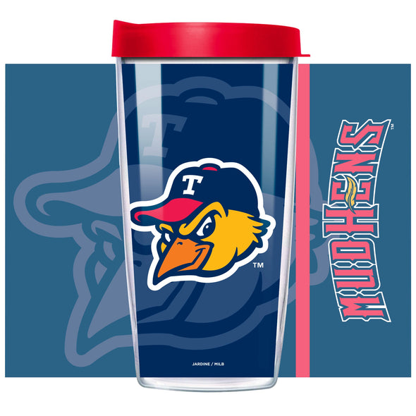 Toledo Mud Hens Head Logo Double Walled Tumbler