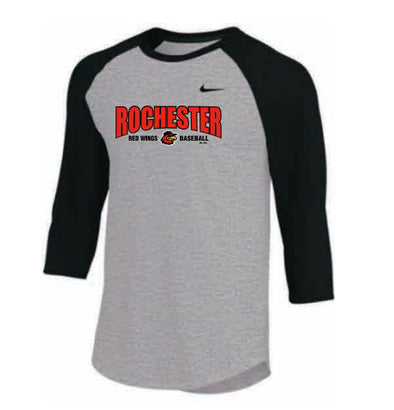 Rochester Red Wings Nike Raglan Tee