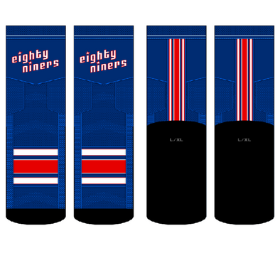 OKC 89ers Script Socks