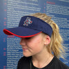 BRP Navy Blue Visor With Red Trim And Boxing Rowdy Logo