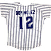 Adult HVR Dominguez #12 Replica Home Jersey w/ NYY Affiliate Patch