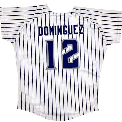 Adult HVR Dominguez #12 Replica Home Jersey w/ NYY Affiliate Patch