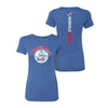 Nashville Sounds 108 Stitches Ladies Royal Razorback T