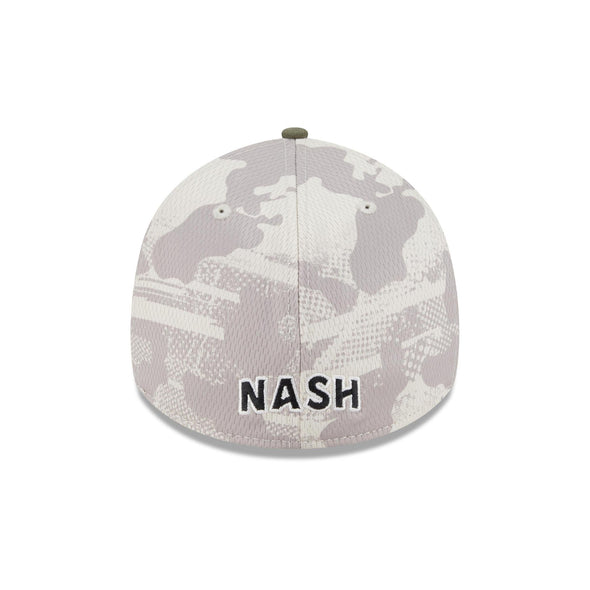 Nashville Sounds New Era 39THIRTY 2025 Armed Forces Day Replica Stretch Fit Hat