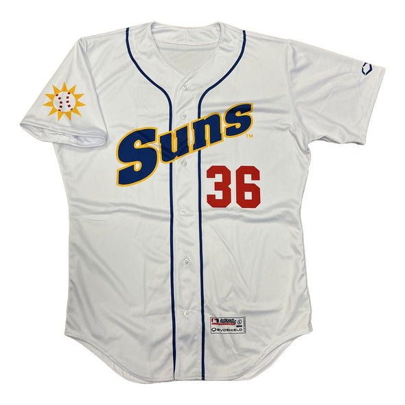 Jacksonville Jumbo Shrimp Evoshield 1994 Jacksonville Suns Home Jersey