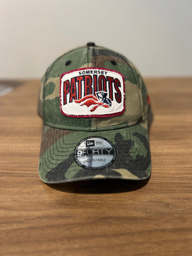 Somerset Patriots New Era Camo 9FORTY Adjustable Game Day Cap