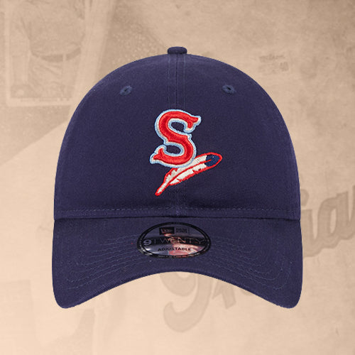 Spokane Indians Kids Core Classic Navy Home Logo Adj Cap