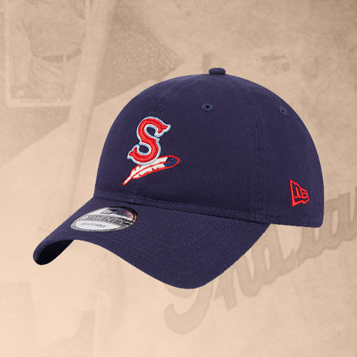 Spokane Indians Kids Core Classic Navy Home Logo Adj Cap