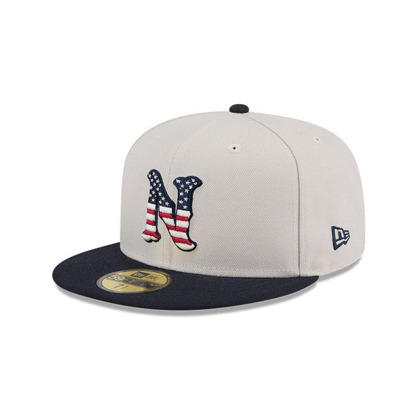 Nashville Sounds New Era 5950 2024 On Field July 4th Hat