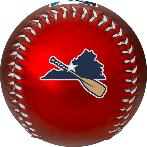 Salem RidgeYaks Rawlings Red Metallic Baseball