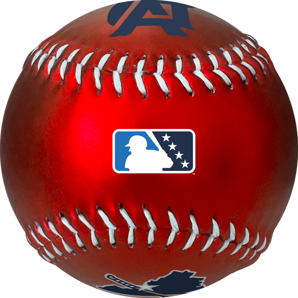 Salem RidgeYaks Rawlings Red Metallic Baseball