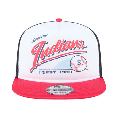 Spokane Indians New Era 9FIFTYAF Retro Script Snapback