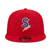 Spokane Indians New Era 9FIFTY Classic Trucker Red Snapback Cap