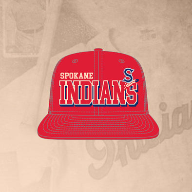 Spokane Indians 950 Game Day Red Snapback Cap