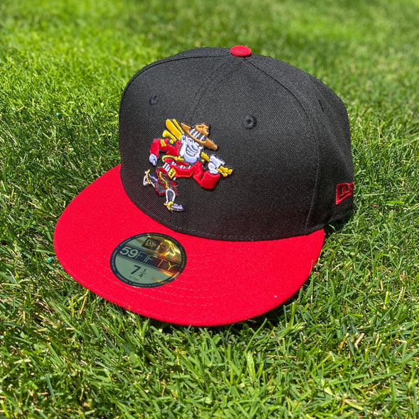 Vancouver Canadians New Era Mountie Black with Red Brim