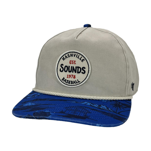 Nashville Sounds '47 Brand Bone Fiji Rope Hitch Hat