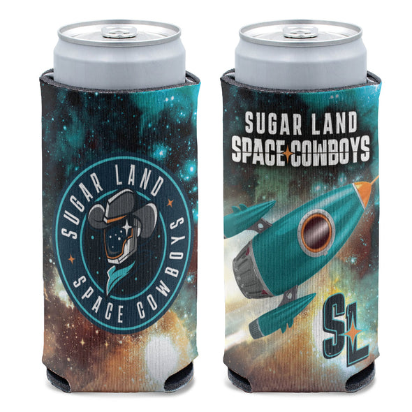 Sugar Land Space Cowboys Wincraft Sports Can Cooler Galaxy