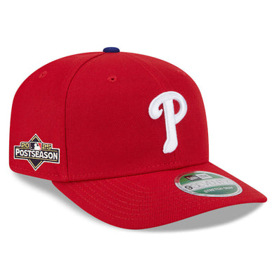 Philadelphia Phillies New Era Red 2025 MLB Postseason Side Patch 9SEVENTY Adjustable Hat