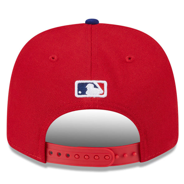 Philadelphia Phillies New Era Red 2025 MLB Postseason Side Patch 9SEVENTY Adjustable Hat