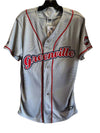 Greenville Drive OT Sports Authentic Gray Road Jersey