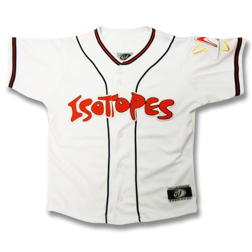 Albuquerque Isotopes Jersey-Inf/Tod White Replica