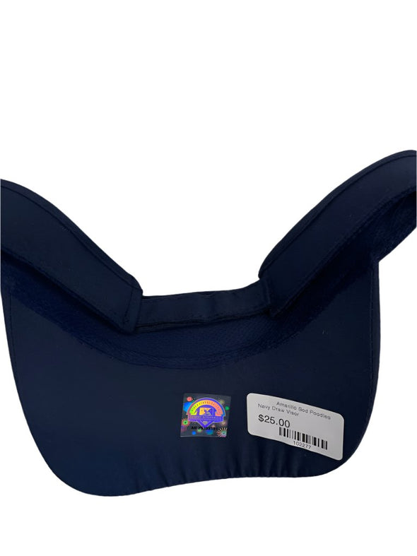 Amarillo Sod Poodles Navy Draw Visor