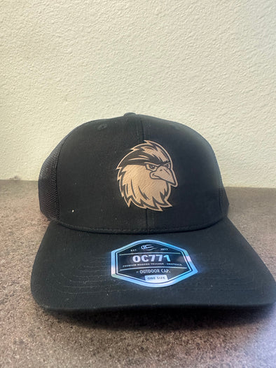 Leather Chukars Patch Trucker Hat