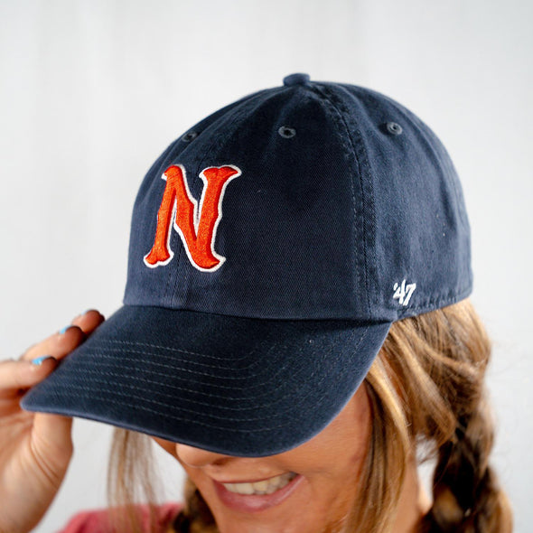 Nashville Sounds '47 Brand Navy N Logo Clean Up Hat