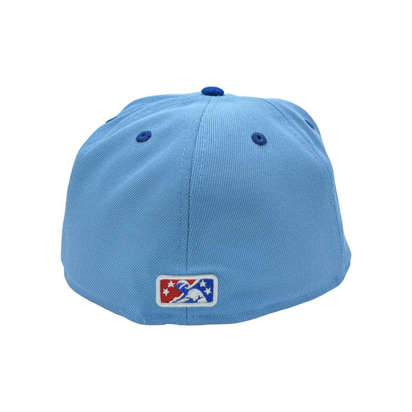 Nashville Sounds New Era 59FIFTY Sky Blue Royal Throwback Hat