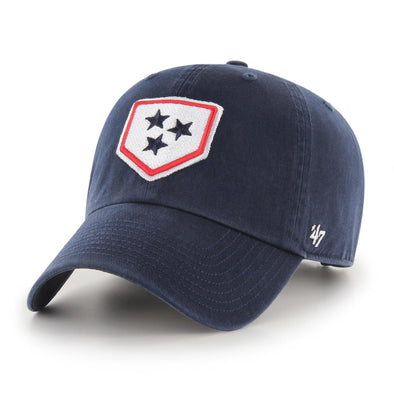 Nashville Sounds '47 Brand Navy Plate Logo Clean Up Hat