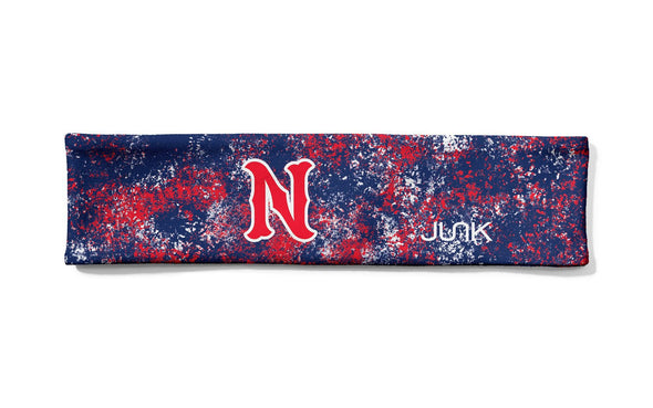 Nashville Sounds Junk Brand Navy & Red Stamped N Logo Infinity Headband