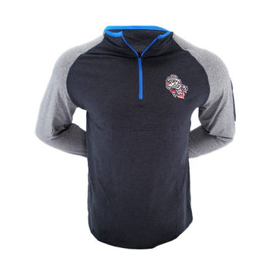 Mens Brushed Heather Primary 1/4 Zip