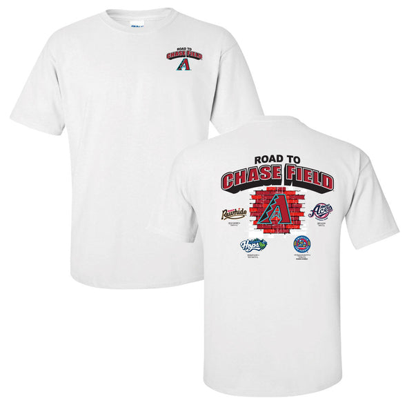 Amarillo Sod Poodles White Road To Chase Field Tee