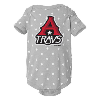Arkansas Travelers Bimm Ridder Infant Polka Dot Bodysuit