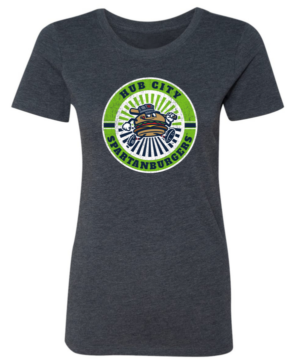 Women’s 108 Stitches Dark Grey Circle Tee
