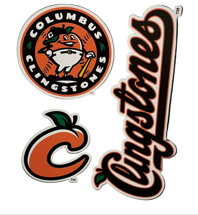 3 Pack Clingstones Decal