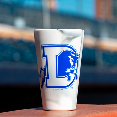 Durham Bulls Mountain Marble Silicone Pint Glass