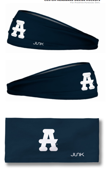 Gwinnett Stripers Junk Atlanta Black Crackers Headband