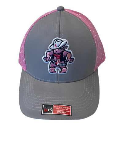 Amarillo Sod Poodle Pink Dots youth draw hat