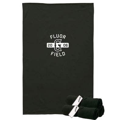 Greenville Drive MV Sport Green Fluor Field Sweatshirt Blanket