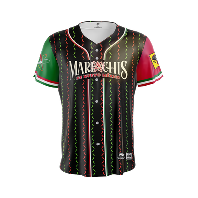Albuquerque Isotopes Jersey-Mariachis Cinco De Mayo Sublimated