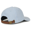 LADIES BLUE AND WHITE STRIPED CAP